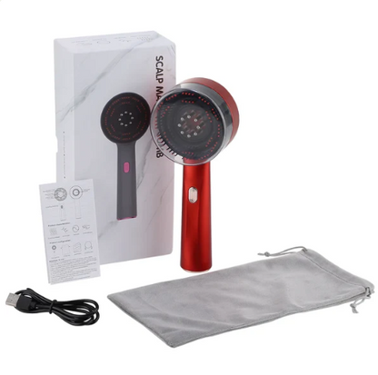 Peigne électrique massage cuir chevelu