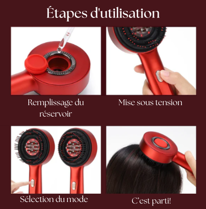 Peigne électrique massage cuir chevelu